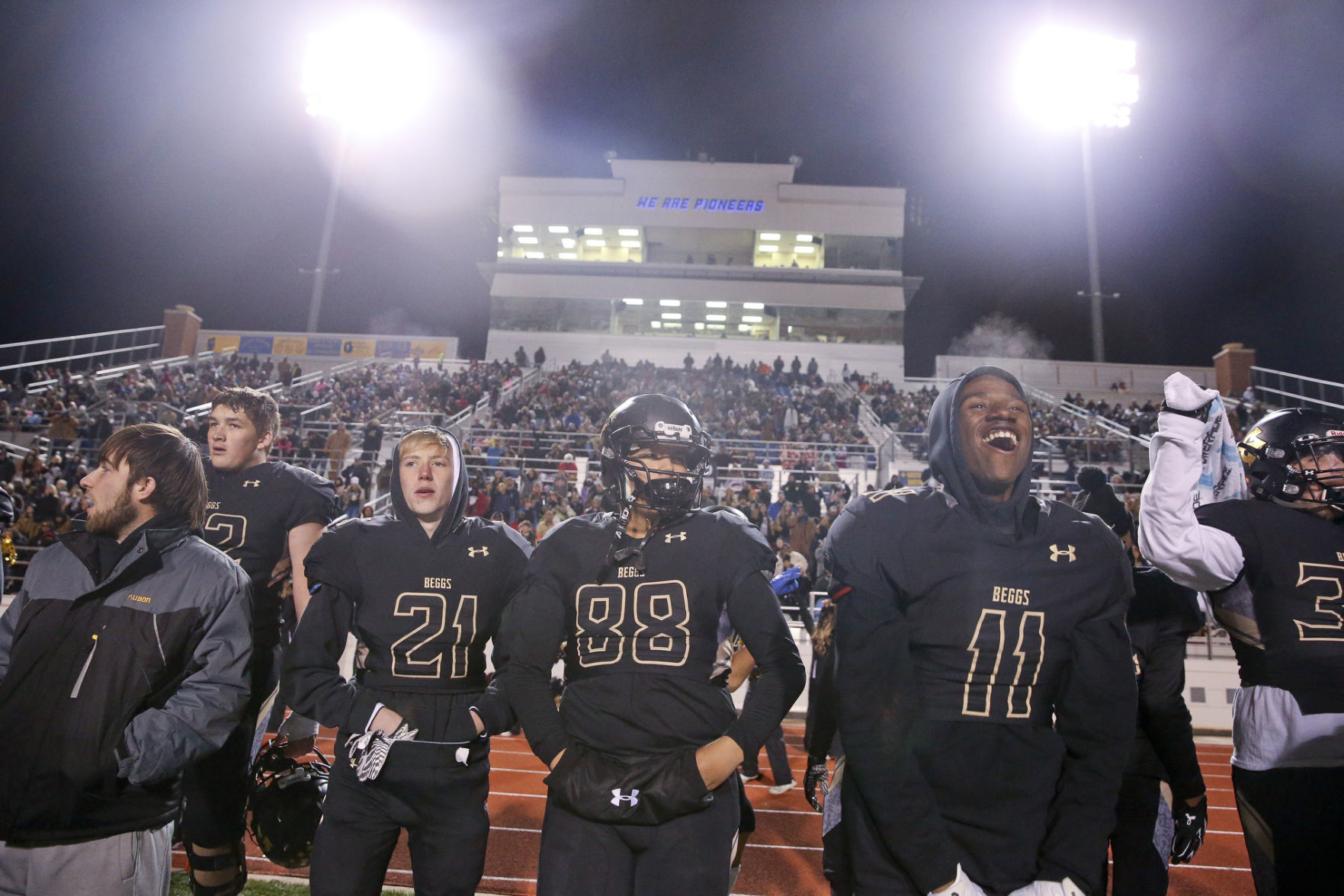 Which places typically host the state championship games?